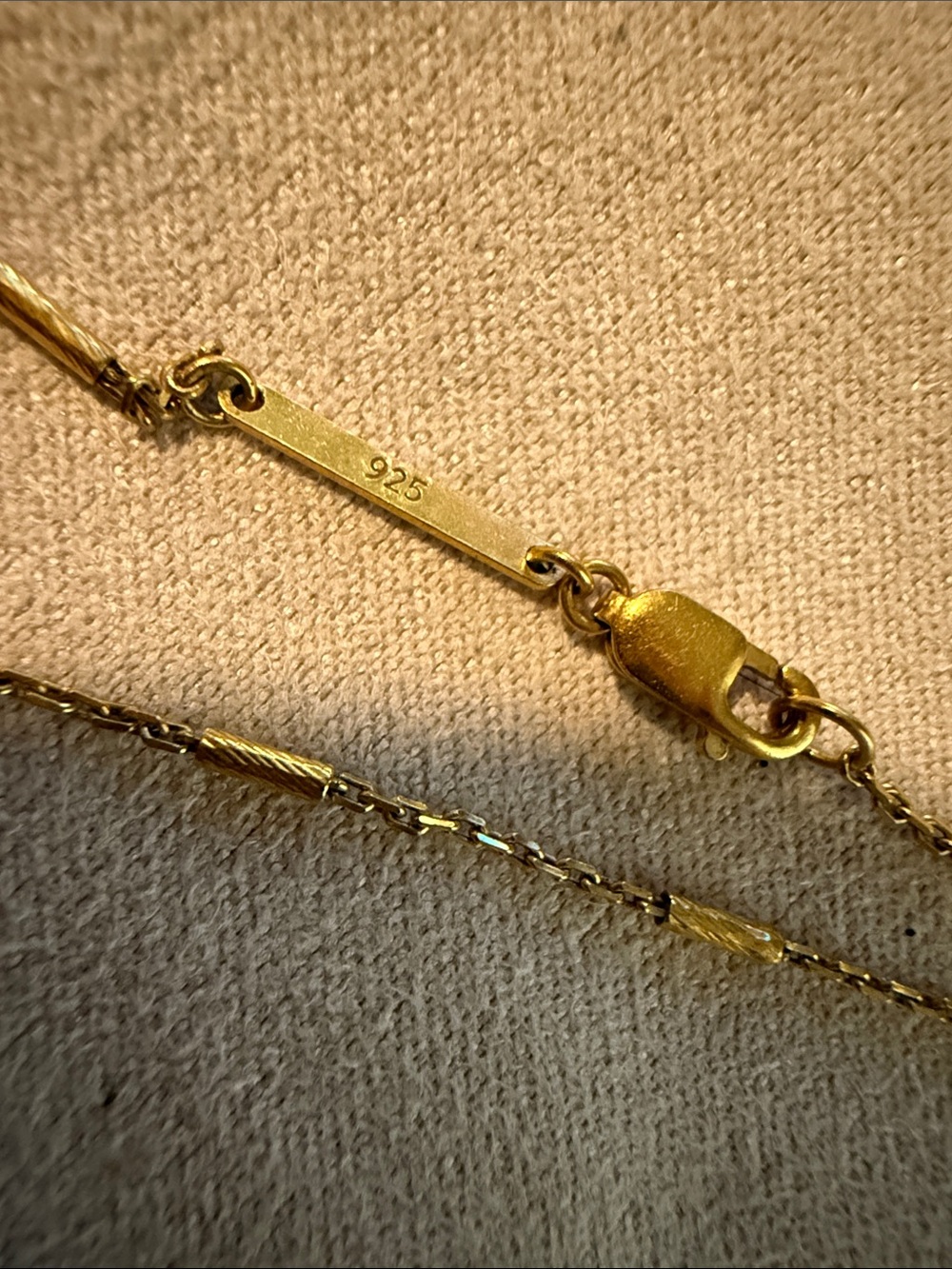 Kendra Scott 18k gold vermeil over sterling silver 925 station chain necklace - Picture 5 of 7
